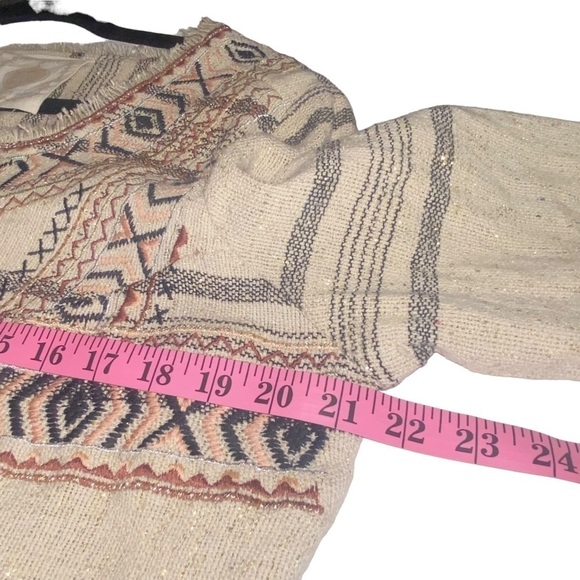 Z&L Women’s Woven Embroidered Boho Aztec‎ Moroccan Jacket Blazer Sz 12 - Picture 6 of 9